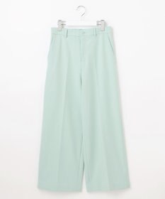 自由区 S 【撥水加工・洗える】TRギャバ裏起毛ワイド パンツ