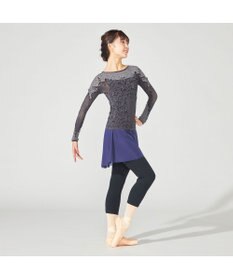 Chacott 【ノーソーイングニット】リバーシブルクルーネックトップ