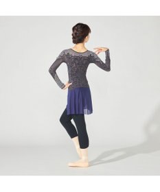 Chacott 【ノーソーイングニット】リバーシブルクルーネックトップ