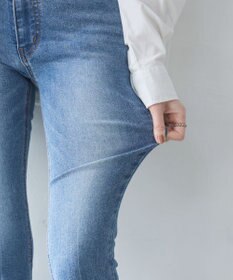 WEGO 【美脚パンツ】ストレッチフレアデニムパンツ