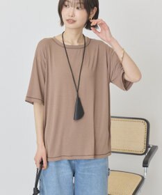 AMERICAN HOLIC 【先行予約】【マルチ機能】配色ステッチルーズTシャツ