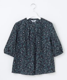 J.PRESS LADIES 【洗える】ボタニカルプリント ブラウス