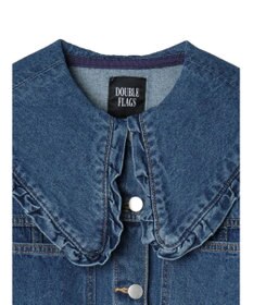 Green Parks ・Ｄｏｕｂｌｅ　Ｆｌａｇｓ　　フリルカラーＧジャン