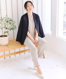 Tiaclasse L 【UVカット・吸水速乾】 “きれい見え” カットソーテーパードパンツ