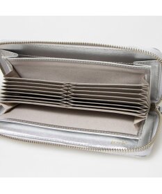 UNBILLION ペルケ perche / ドット型押し・ジャバラカード長財布