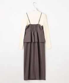 ANY SIS 【2SET】ビスチェ ワンピース × ニット セット