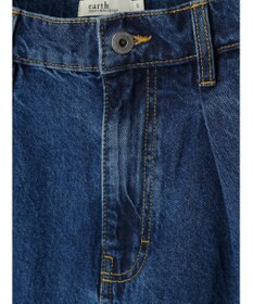 earth music&ecology タックワイドデニムパンツ