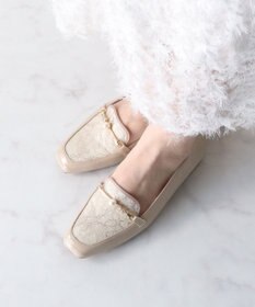 Bridget Birkin 【Bridget Birkin】レースコンビパールビットローファー