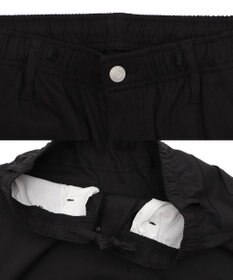 WEGO 【接触冷感/吸水速乾/ストレッチ/ウエスト紐/らくらくのびる/MLサイズ展開】カルゼレギンスアンクルパンツ