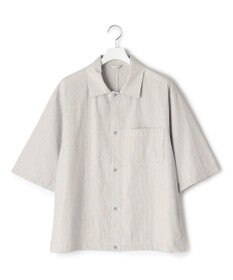 J.PRESS YORK STREET 【UNISEX】コットンリネンハーフスリーブシャツ ブルゾン