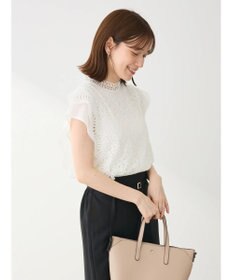 Green Parks ・Ｐｅｔｉｔ　Ｆｌｅｕｒ　フレンチレーシ－ブラウス