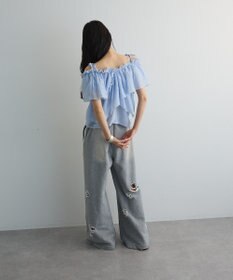 Green Parks マルチＷＡＹオフショルフリルブラウス