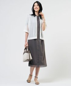 J.PRESS LADIES SHEER LIGHT KNIT ブルゾン