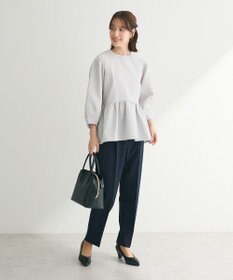 Green Parks ef-de 衿取り外しペプラムブラウス