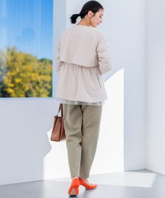 組曲 L 【フード取り外し可】2WAYショート丈ライトアウター