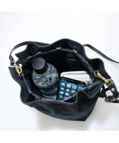 UNBILLION perche パラフィン防水キャンバスドロストショルダーバッグ