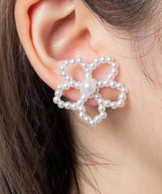 WEGO Lフラワービーズピアス