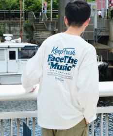 WEGO 【ユニセックス着用ITEM】フロッキーロゴBIGロンT（LS）