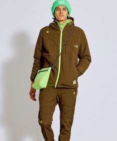 PW CIRCULUS 【撥水加工 / ストレッチ】【MEN】キルティング中綿ブルゾン ゴルフ