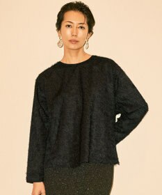 自由区 L 【カタログ掲載】ループカットジャカードプルオーバー ブラウス