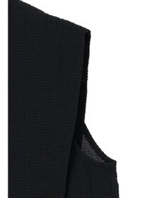 Green Parks 異素材レイヤードノースリーブブラウス