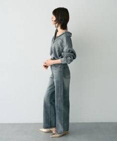 YECCA VECCA ルーズストレートデニムパンツ