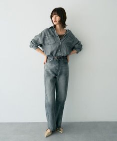 YECCA VECCA ルーズストレートデニムパンツ