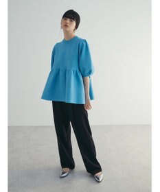 Green Parks armonia. ウエストギャザー袖ボリュームニット