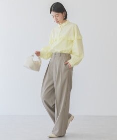 AMERICAN HOLIC イージーケアフリルシャツ