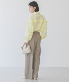 AMERICAN HOLIC イージーケアフリルシャツ