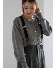 Te chichi ポケットデザインクルーネックカーディガン