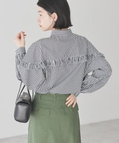 AMERICAN HOLIC イージーケアフリルシャツ