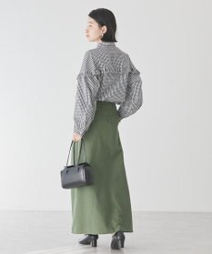 AMERICAN HOLIC イージーケアフリルシャツ