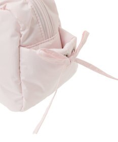 Maison de FLEUR サイドリボンパファーボストンバッグ