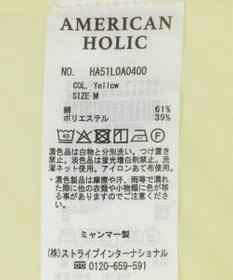 AMERICAN HOLIC イージーケアフリルシャツ