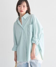 earth music&ecology バックツイストオーバーシャツ