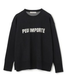 UNFILO スポンジニット ロゴジャガード