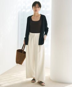 UNFILO タックワイドパンツ