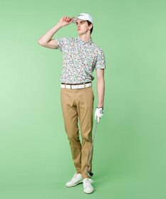23区GOLF 【MEN】【吸水速乾】MOVEロゴ 半袖ポロシャツ