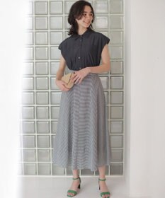 組曲 L ギャザーライトデシン ブラウス