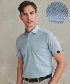 GOTAIRIKU 2年連続売上NO1【仕事で着られる】キレイめ 鹿の子ビズポロシャツ 25年新色/サックスブルー