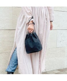 UNBILLION perche パラフィン防水キャンバスドロストショルダーバッグ