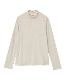 earth music&ecology ラメテレコハイネックプルオーバー