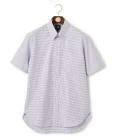 J.PRESS MEN 【WEB・一部店舗限定】オックスフォードトリプルカラーチェック 半袖シャツ/B.D