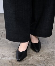 Pointer 【3.5cmヒール】日本製 高級本革ローヒールパンプス