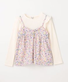 ANY KIDS 花柄キャミセット 長袖 Tシャツ
