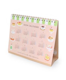 Mother garden しろたん 2024年 卓上カレンダー 《シロタン喫茶柄》