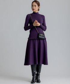 組曲 リブハイネック  ニット