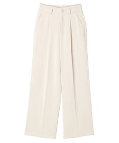 earth music&ecology タックストレートパンツ