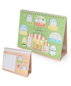 Mother garden しろたん 2024年 卓上カレンダー 《シロタン喫茶柄》